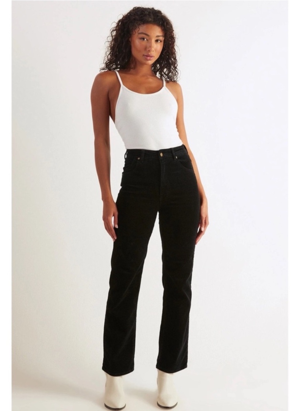 ROLLA'S High-Rise Straight black cords 24